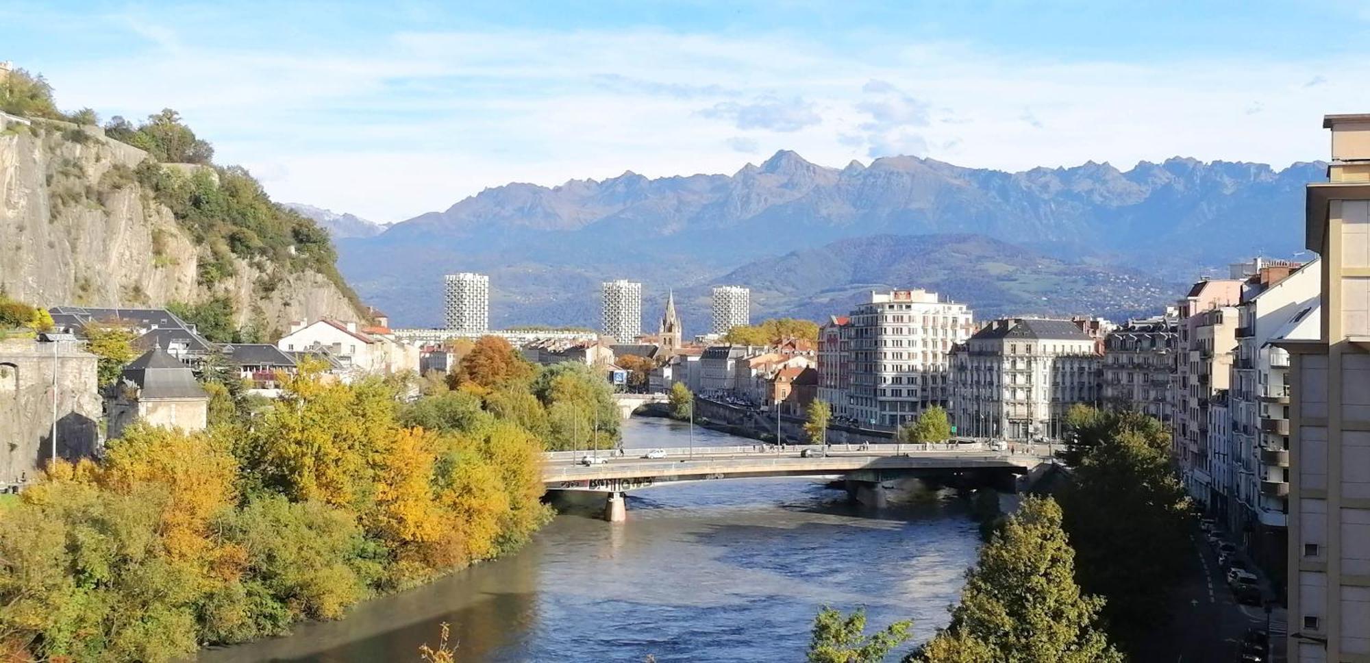 Appartement Hagaki Vue Panoramique Proche Gare Netflix Grenoble Ngoại thất bức ảnh
